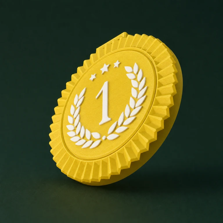 Medalha básica personalizado para impressão 3D